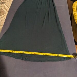 Bella D. Asymmetrical Skirt in Deep Teal